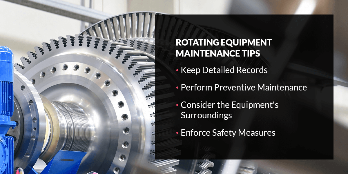 How to Properly Maintain Your Rotating Equipment