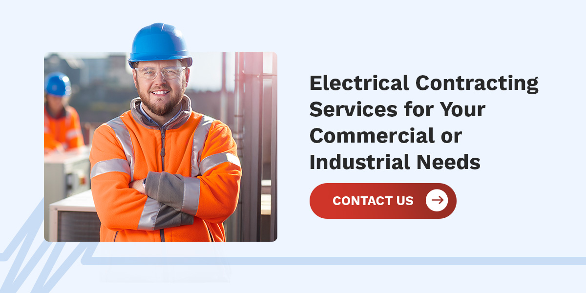 contact us for commercial or industrial electrical contracting services